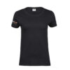 T-shirt dam, svart