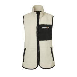 Sherpa fleeceväst dam, offwhite